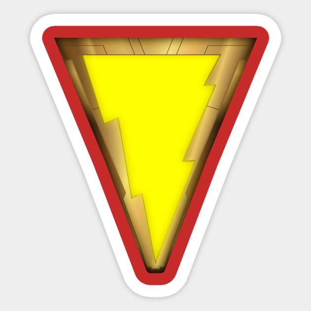 DCEU Shazam! Logo Sticker by Ryan